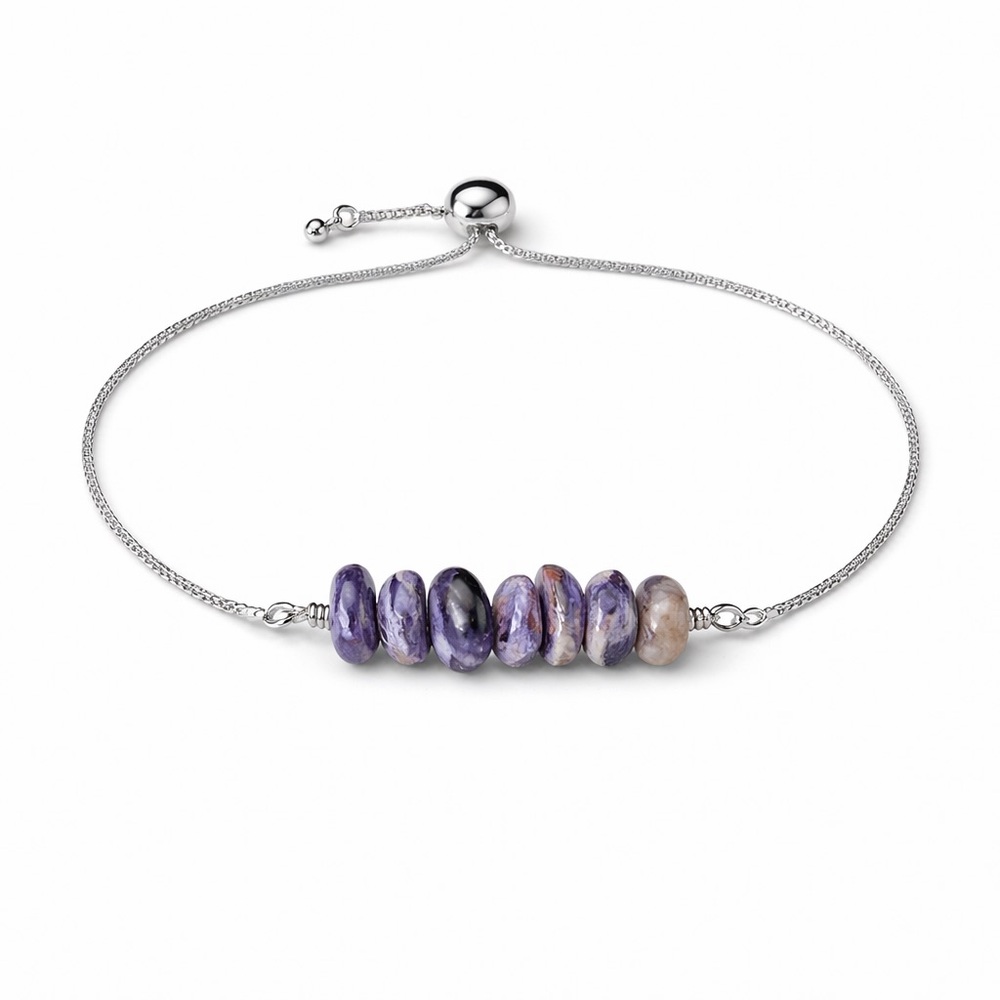 Charoite Lariat Bracelet